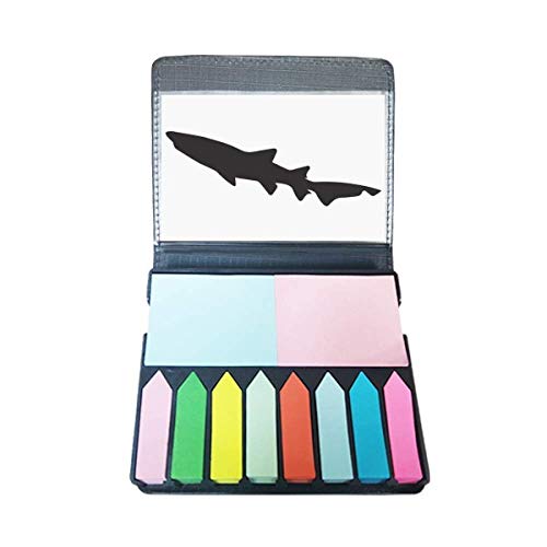 Bloc note silhouette poisson Black Shark pour indexer vos livres de recettes