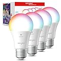Sengled Wi-Fi Smart Bulb That Compatible with Alexa Google, Color Changing Light Bulb 100W Equivalent, 1500LM, Dimmable A19 Multicolor Alexa Bulbs,CRI>90, No Hub Required, 4-Pack