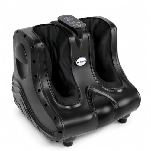 Image of Dr.Ravi's Full Leg Massager Machine | Shiatsu Foot Massage | Foot & Calf Massager | Pain Relief Improving Blood Circulation Machine with Roller, Kneading, Vibration and Heat