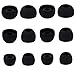 ALXCD Eargel Tip for Level U Pro, SML 6 Pair Anti-Slip Durable Silicone Replacement Ear Tip Earpads, Fit for Samsung Level U Pro (6 Pair)[Black]