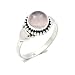 Produktbild Ring Silber 925 Sterlingsilber Rosenquarz rosa Stein (Nr: MRI 109), Ringgröße:56