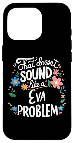 Eva Personalized Cute Flower Girls Eva Name スマホケース iPhone 16 Pro 用