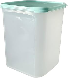 NewTupperware Modular Mates Square #4 Container 23-Cup / 5.4 L with Seal (Aquamarine)