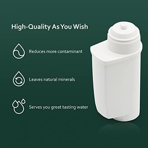 Embro 4X Compatible Auto-Coffee Water Filters Cartridge Replacement for Siemens EQ6 EQ9 S700 EQ500 TZ70003 Brita Intenza 575491 Bosch TCZ7003 TCZ7033 467873 - Better Tasting Coffee Flavour & Aroma