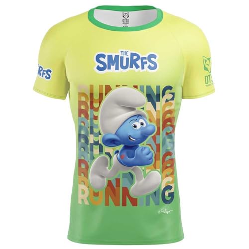 T-shirt Otso Smurf Running Short Sleeve T-Shirt M de sport léger et respirant pour homme