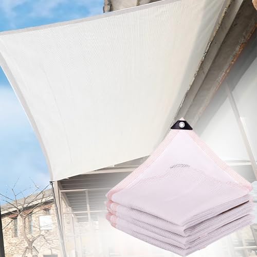HFDASUENT Malla de Sombra Valla de Privacidad,Red de Sombra con Ojales para Invernadero Toldo para jardín,50% protección UV, para Patio terraza, Plantas, gallinero (2x7m)