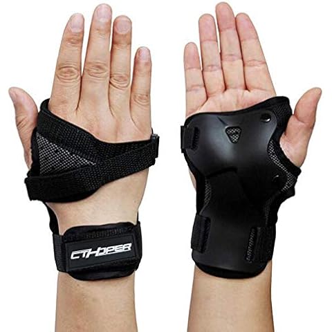 CTHOPER Impact Wrist Guard Protective Gear Wrist Brace Wrist Support for Skating Skateboard Skiing Snowboard Motocross Multi Sport Protection (M) Cover
