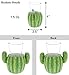 CoTa Global Green Cactus Plant Shaped Shot Glass Cool & Funny Whiskey Tequila & Alcohol Drinking Glass For Shots, Decor Shot Glasses 3.75