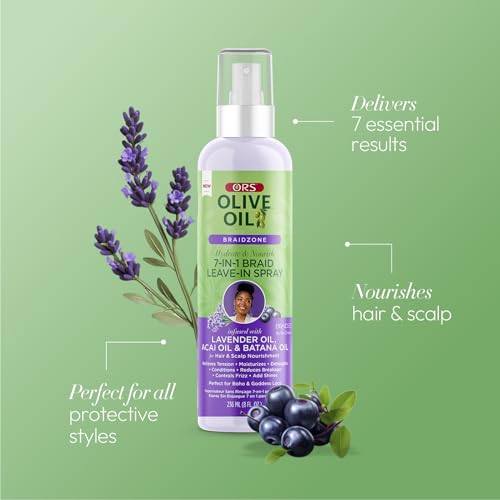 ORS Olive Oil Braidzone Spray Leave-In 8 oz miniatura 3
