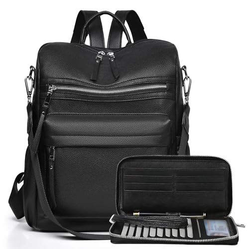 Dora & Liz Womens Backpack Purse Leather Backpack Purse for