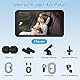 VASTEND Autospiegel Baby Rücksitz, 5’’ Spiegel Auto Baby Rückbank Kamera, 1080P Nachtsicht Auto Rückspiegel Monitor, 170°Weitwinkel, Einfache Installation für Babys(Unterstützt 2 Kameras)
