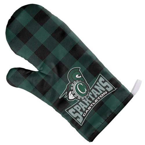 Castleton University Buffalo Check Oven Mitt Indoor/Outdoor Kitchen and BBQ
