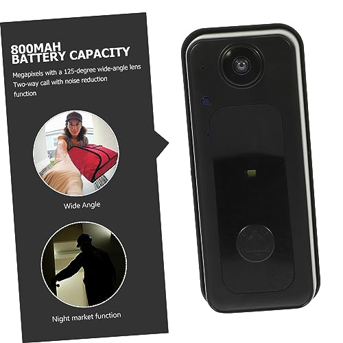 UPKOCH Campainha Câmera Wi-fi Sem Fio Dispositivo De Alarme Familiar Dispositivo De Segurança Infant