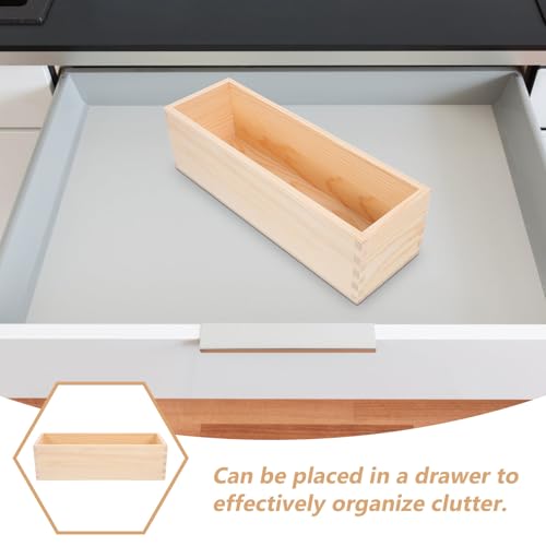 Organizador de madera de pino elegante con diseño multifuncional 8