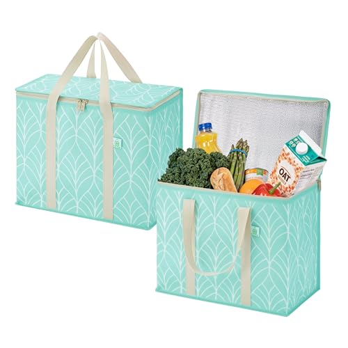 Sac de Courses Debout Isotherme pour Transporter le Frais sans Risque