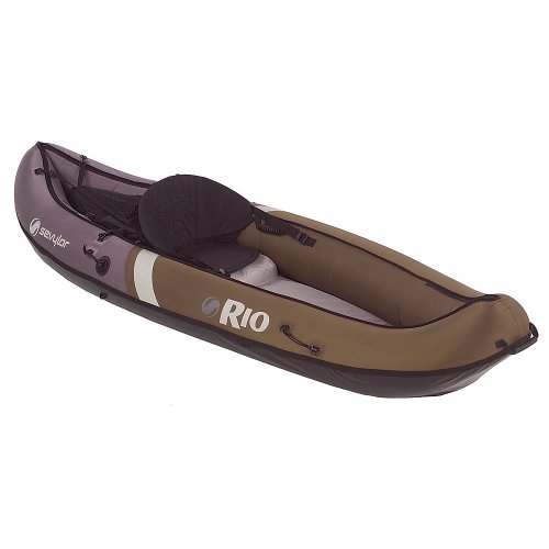 Sevylor Inflatable Rio Hunting and Fishing Canoe, 1-Person