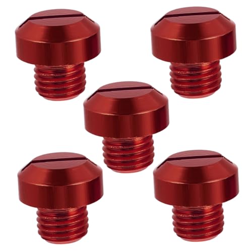 Zerodeko 5pcs Motorcycle Rearview Mirror Screws and Plugs for Mirror Mount and Replacement for Motorcycle Parts Installation