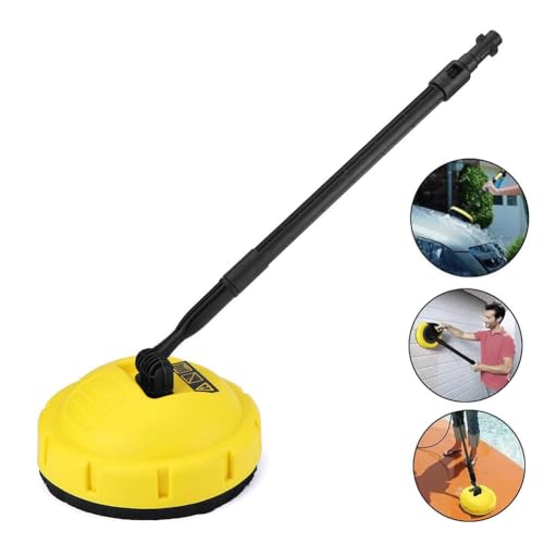 Hochdruck-Oberflächenreiniger für Kärcher K2-K7 Hochdruckreiniger, elektrische Waschbürste, rotierender flacher Oberflächenreiniger, Hochdruckreiniger-Zubehör, runde Garagentorwerkzeuge