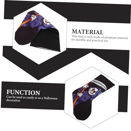 HOMSFOU 3 Peças De Meias De Halloween Para Festa Saco De Biscoitos Enchimentos Para Meias De Festiva