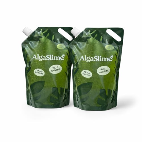 1L | Ideal para Riego en Vacaciones | Hasta 30 Días sin Regar | 100% Natural | Gel para Plantas con Microalgas Vivas (2)