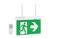 VGTECH Dauerlicht LED Notleuchte Notbeleuchtung Exit Notausgang Fluchtwegleuchte Notlicht Fluchtweg EXIT (4 in 1 Decke und Wand)