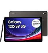 Samsung Galaxy Tab S9 Android-Tablet, 5G, 256 GB / 12 GB RAM, MicroSD-Kartenslot, Inkl. S Pen, Si...