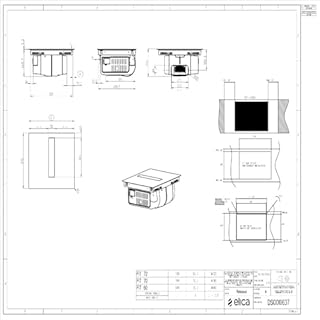 Elica PRF0196869, Piano cottura a induzione con cappa aspirante integrata NIKOLATESLA VELVET BL/A/60, Black