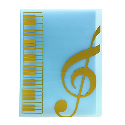 Music Folder Piano Score Folder Music Folder Storage Holder A4 Size Folder,40 Pockets Chorus Dedicated Sheet Music Folder #TOP4
