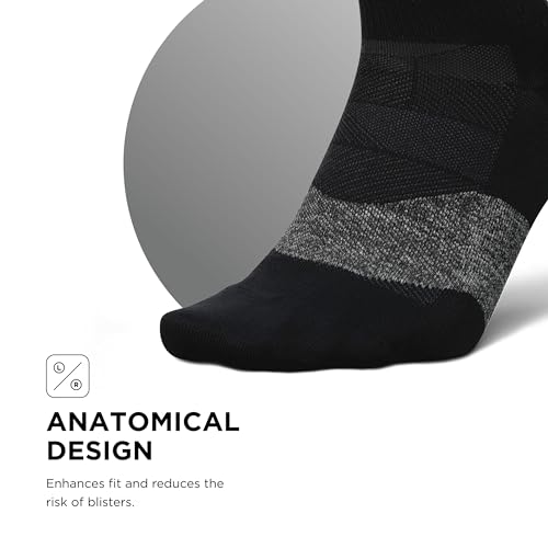 Image of Feetures Elite Ultra Light Cushion Mini Crew Sock - Sport Sock with Targeted Compression