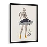 Canvas Lab | Gothic fashionista off white Illustration...