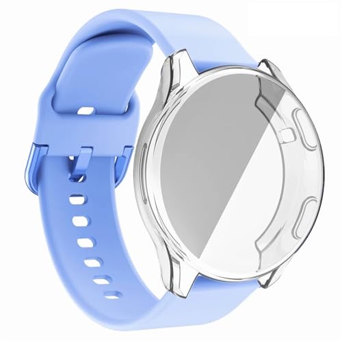 Funda para OnePlus Watch 46mm con correa protectora 2 en 1 antiimpactos de silicona suave