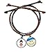 Bestchong Traditionelles japanisches lokales kleines Mädchen-Spielzeug-Armband mit Seil, Handkette, Lederarmband, lächelndes Gesicht