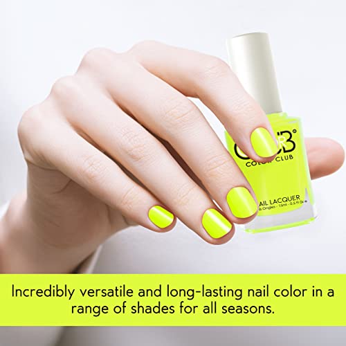 Color Club So Lit Collection Neon Nail Lacquer - Long-Lasting Polish #TOP2