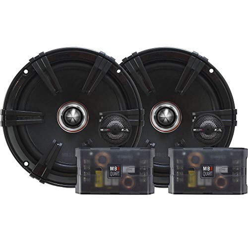 MB Quart - Zc1-216, 6.5 Inch 2 Way Speaker System, Ceramic Coated, Titanium Tweeter, Easy Installation Car Audio