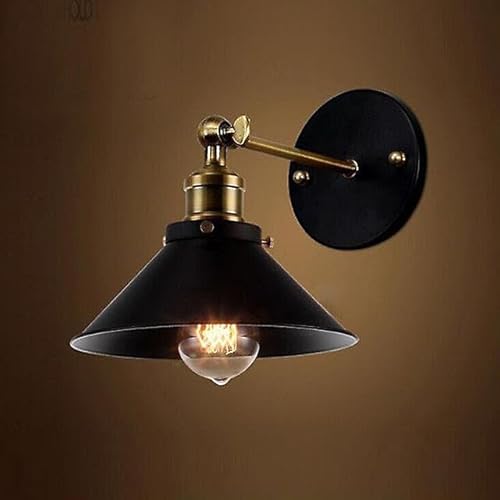 JOYHAPPST Modern Vintage Loft Metal Double Heads Wall Light Retro Brass Wall Lamp Country Style E27 Edison Sconce Lamp Fixtures 110v/220v