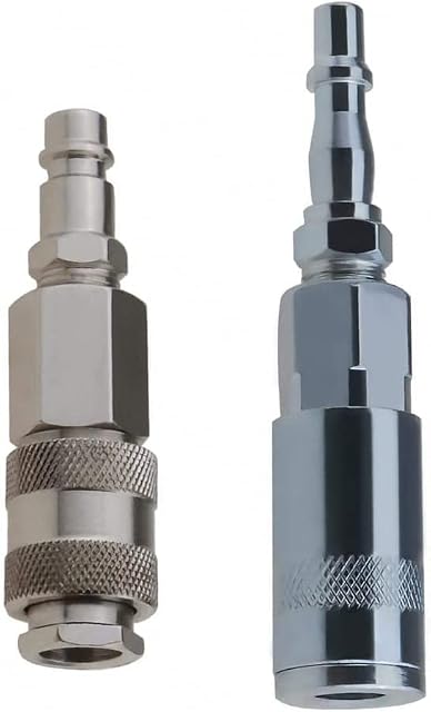 4 Pcs Air Fitting Convertor Adapter Euro & PCL Air Fitting Conversion Adapters Set 1/4 Inch BSP Male (1/4 inch)