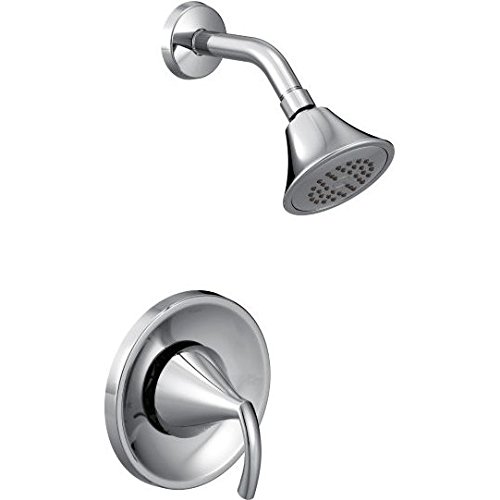 Moen MT62742 Juego de Ducha Glyde con Cabezal de Ducha de Función Única (Paquete a Granel de 12) Cromo miniatura 1