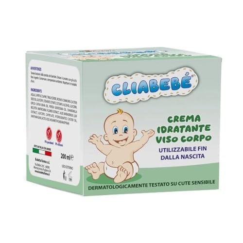 Budetta Farma CliaBebè - Crema Idratante Viso e Corpo, 200ml