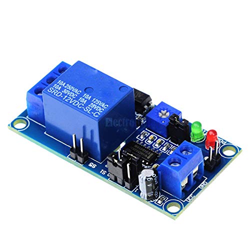 DC 12V Timer Delay Relay Module Adjustment Potentiometer Turn ON Delay
