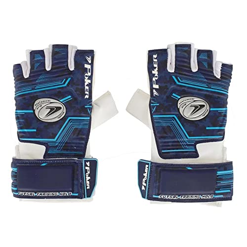 Luva Futsal Training Hold Poker Cor:Azul;Tamanho:9