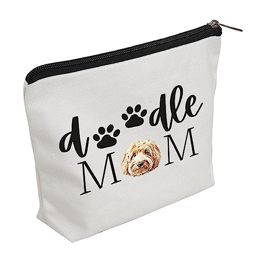 WZJHCL Doodle Mama Survival Kit Goldendoodle Mom Reisetasche GoldenDoodle Liebhaber Besitzer Kulturbeutel Make-up Tasche Muttertagsgeschenk, Kritzelei Mama, modisch