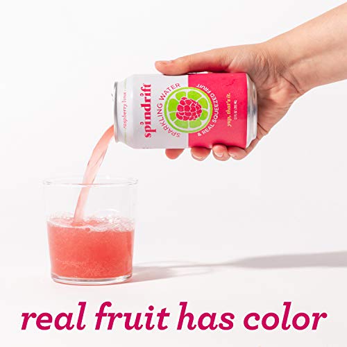 Spindrift Sparkling Water, 4 Flavor Variety Pack, Pack Of 20 Seltzer Water Cans & Sparkling Water, Half Tea & Half Lemon Flavored, Made With Real Squeezed Fruit, Pack Of 24 #TOP3