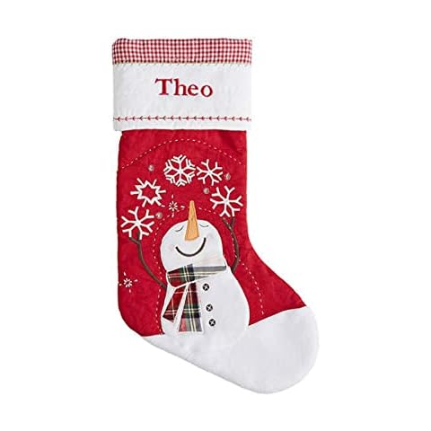 Personalized Christmas Stockings Custom Family Stockings Large Xmas Stockings Decorations Hanging Gift Bag Socks Ornaments Candy Pouch Bag for Kids Adults (Color B) Cover