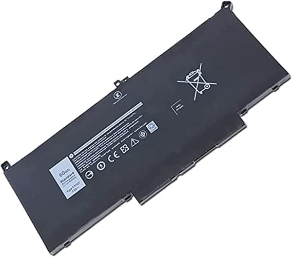 F3YGT (60WH) Replacement Battery For Dell Latitude 7280 7290 7380 7390 7480 7490 E7280 Series