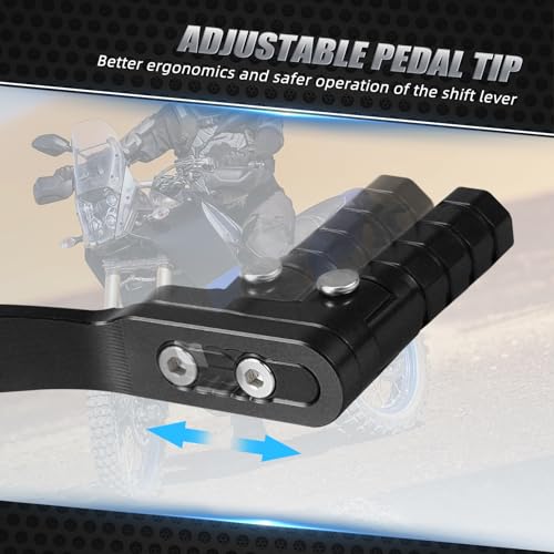 Levier de commande de transmission CNC noir pour Tenere 700 Rally