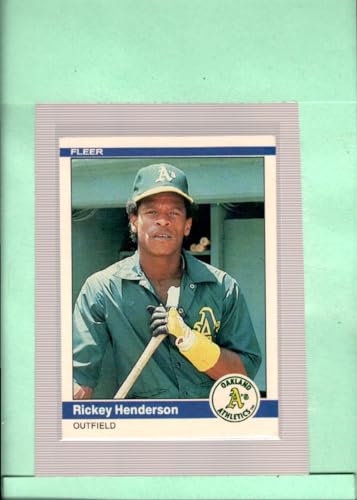 1984 Fleer #447 Rickey Henderson