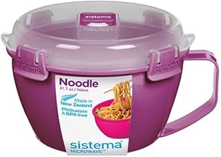 Sistema Microwave Noodle Bowl, Pink, 940 ml