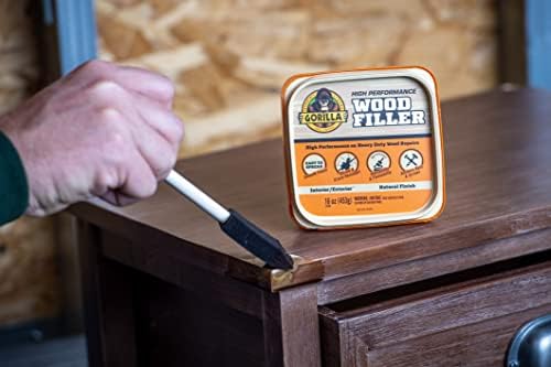 Gorilla High Performance Wood Filler, Natural Color, 453g Tub — view 6