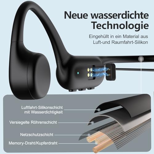 Yystao Lot De 2 Câbles De Charge Pour Casque De Natation IFECCO - Câble De Charge USB Magnétique Solide Compatible Avec IFecco X7