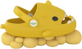 cloud slides for kids Toddler Little Kids Slides Sandals,EVA Anti-Slip Open Toe Slippers,Summer Beach Pool Shower Shoes Indoor Outdoor for Boys and Girls
